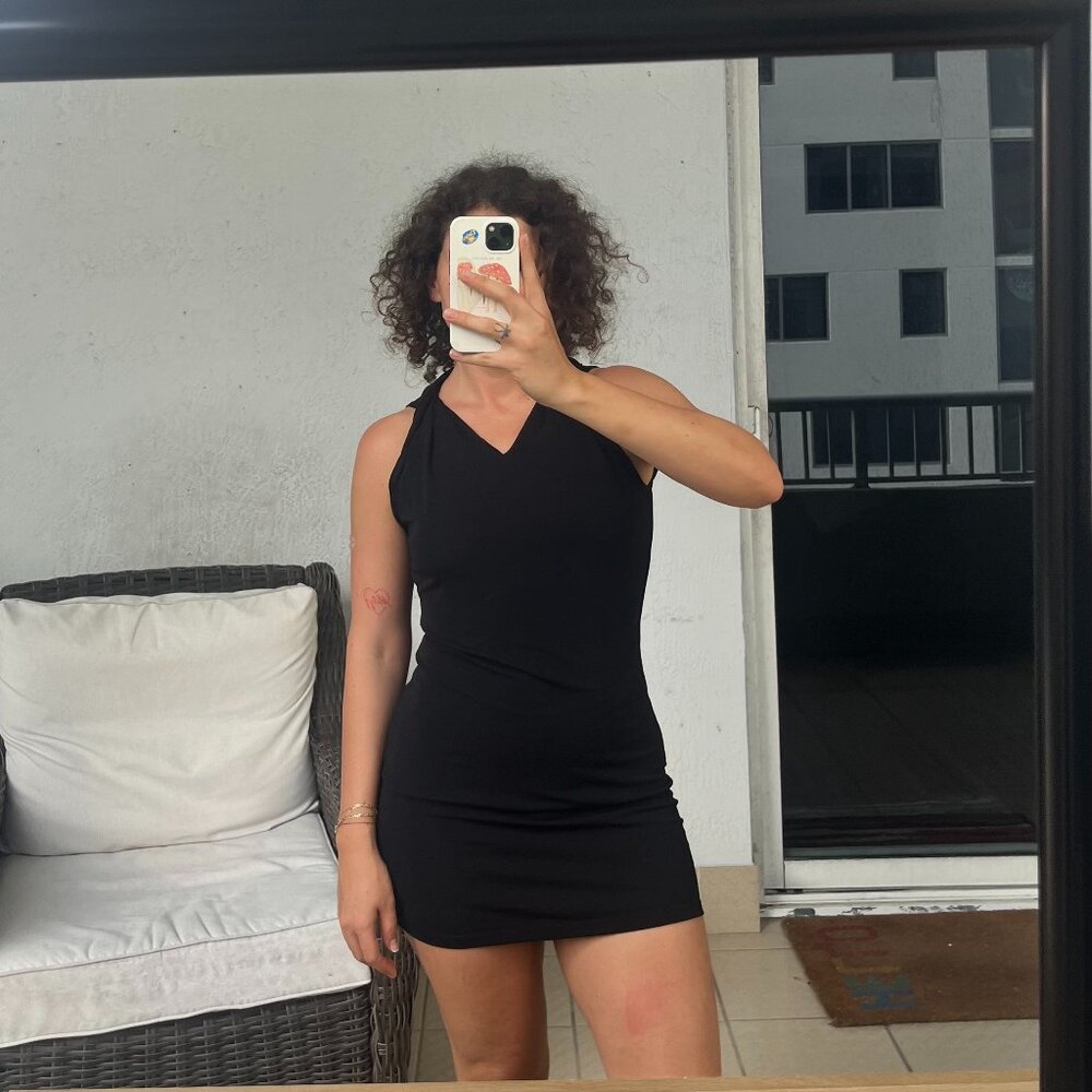 All Saints Black Mini Dress